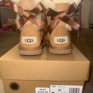 UGG Kids Boots with Brown and Cream Accents